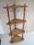1970s Hollywood Regency Faux Bamboo Corner 4 Tier Bookshelf For Sale - Image 10 of 13
