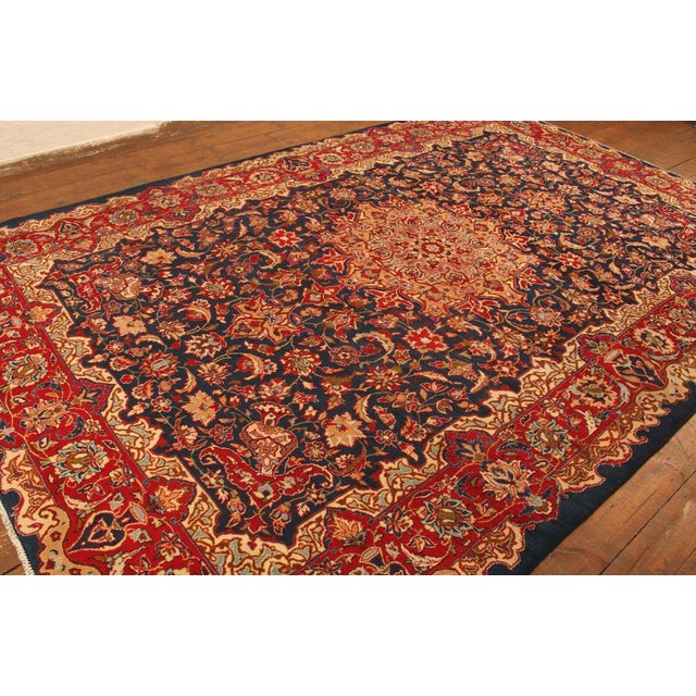 Middle Eastern Hand-Knotted Rug For Sale - Image 10 of 11