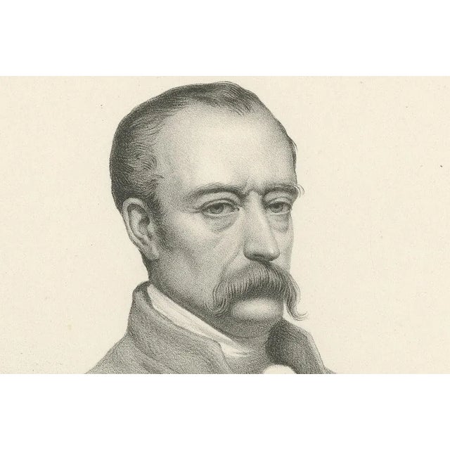 Le Gout-Gérard, Portrait of Horace Vernet, Lithograph, 1855 For Sale - Image 4 of 10
