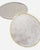 Contemporary Late 20th Century Chic Contemporary Silvered Metal & Brass Round Removable Tray Table For Sale - Image 3 of 5