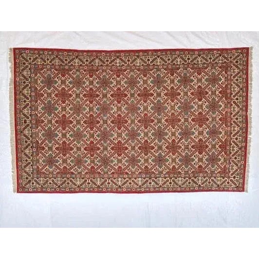 Textile 1960s Vintage Persian Qum Rug For Sale - Image 7 of 7