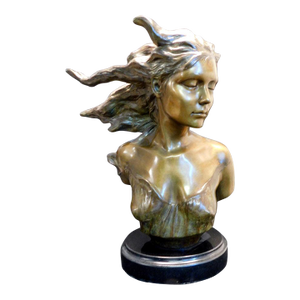 Frederick Hart the Muse Suite "Dance" Bronze Sculpture With Granite Base