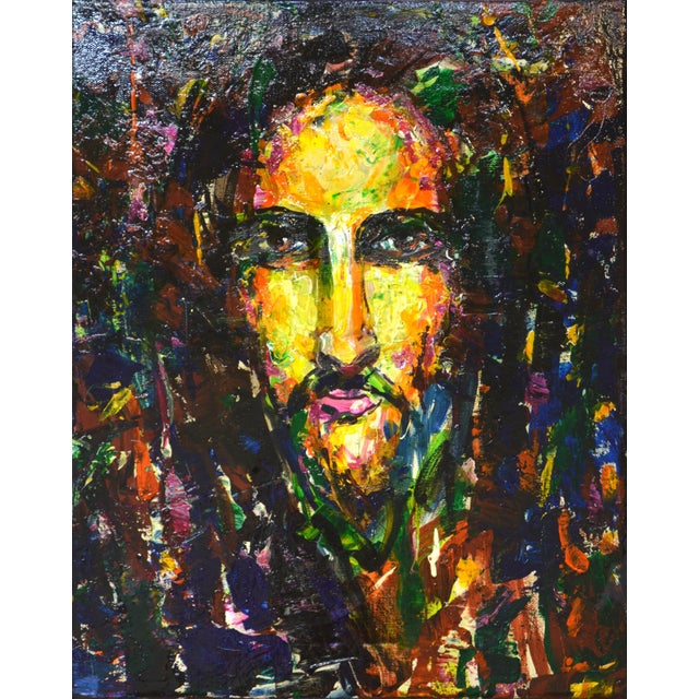 Jesus Christ 13.Original Painting.Iryna Kastsova For Sale