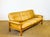 Complete Living Room Set in Natural Leather and Oak by Pierre Chapo for FDB, 1960s, Set of 3 For Sale - Image 9 of 18