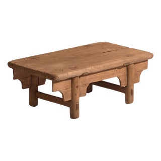 Antique Pine Low Table For Sale