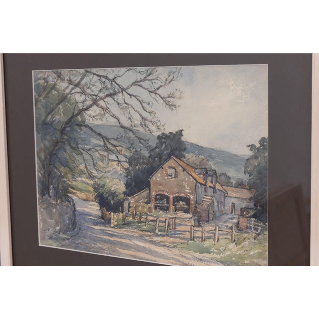 1970s Mary Williams, English Country Scenes, 1970s, Paint, Set of 4 For Sale - Image 5 of 11