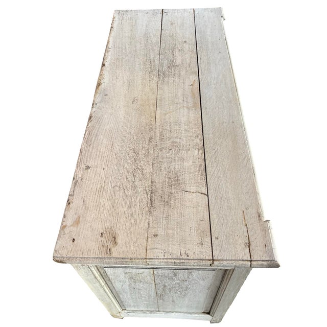 19th Century Bleached Oak Flemish Chest of Drawers For Sale - Image 6 of 12