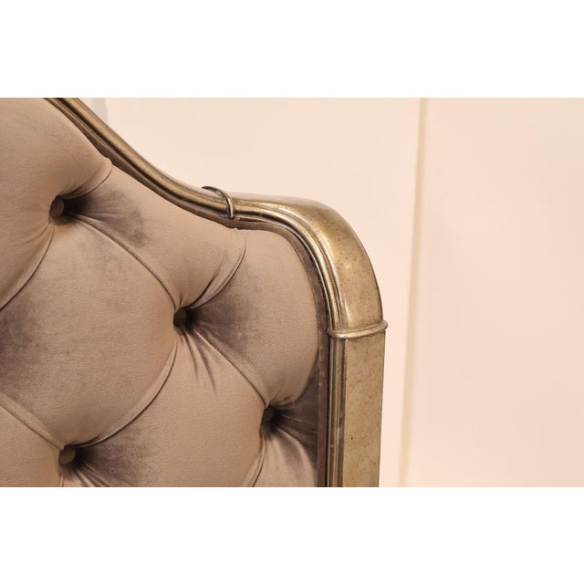 Elegant Queen Bed Featuring a Deep Tufted Upholstered Head and Footboard For Sale - Image 14 of 18