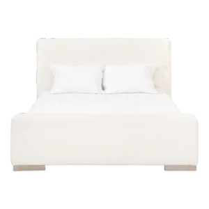 Warren Queen Bed, LiveSmart Boucle-Snow