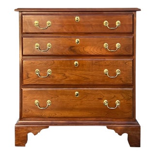 Harden Solid Cherry Chippendale Style Bachelors Chest For Sale