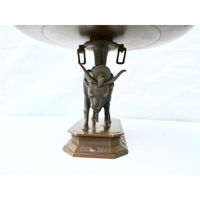 Egyptian Revival Bronze Tazza Apis Bull For Sale In New York - Image 6 of 17