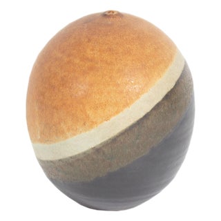 Signed Studio Pottery Weed Pot Vase For Sale