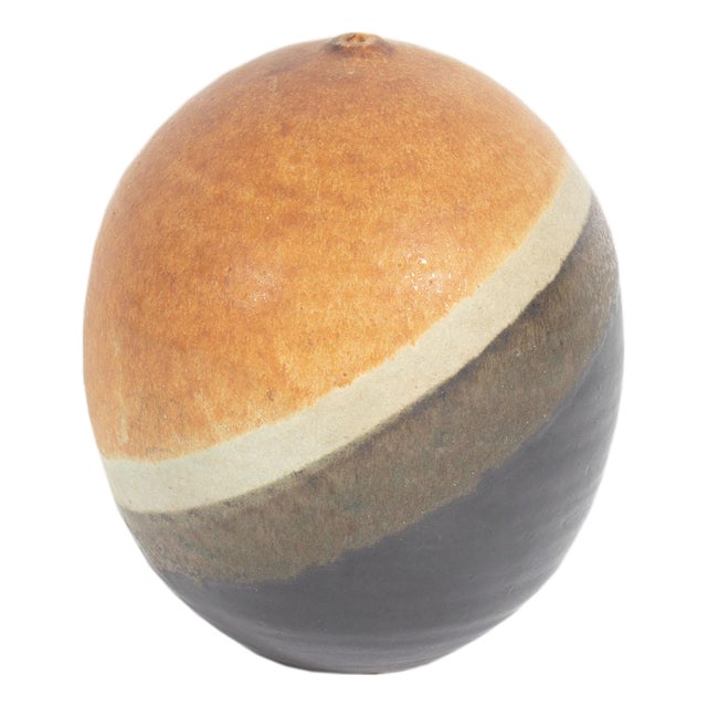 Signed Studio Pottery Weed Pot Vase For Sale