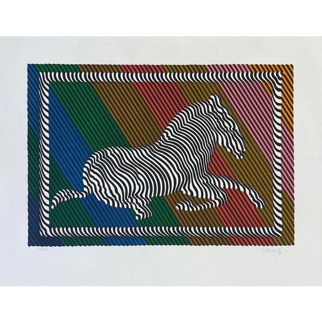 Lithograph, 1984 Handsigned by the artist in pencil and numbered 108/125 Publisher : Graphos Verlag A.G. Printer : Silium...