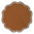 VALVER Tobacco Embroidered Linen Placemat from Los Encajeros For Sale