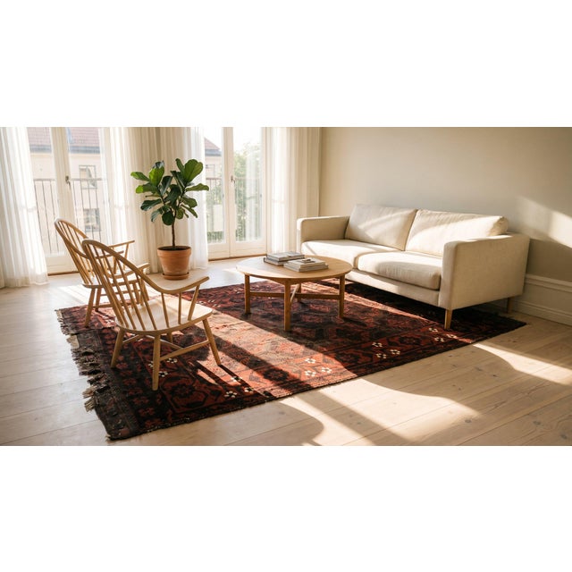 Late 19th Century Persian Baluch Carpet For Sale - Image 11 of 13