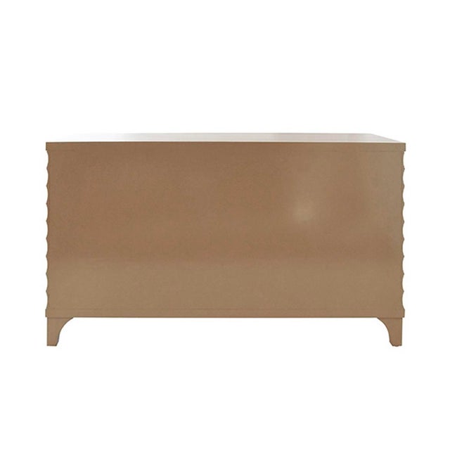 Matthew Izzo Home Four Door Oak Buffet For Sale - Image 4 of 4