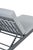 Sardinia Outdoor Chaise With Aluminum Metal Frame - Gray For Sale - Image 10 of 11