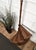 1950s Mid-Century Italian Carved Walnut Wood and Leather Spiral Four-Step Library Ladder, 1950s For Sale - Image 5 of 8