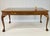 Mid 20th Century Large English Chippendale Style Burl Walnut Partners Desk With Ogee Molded Drawers For Sale - Image 18 of 18