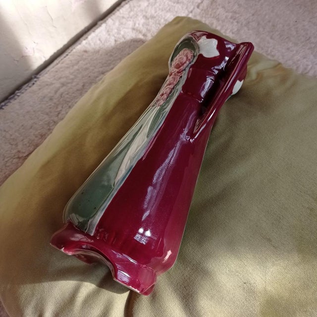 Art Nouveau Ceramic Vase, 1890s For Sale - Image 4 of 7