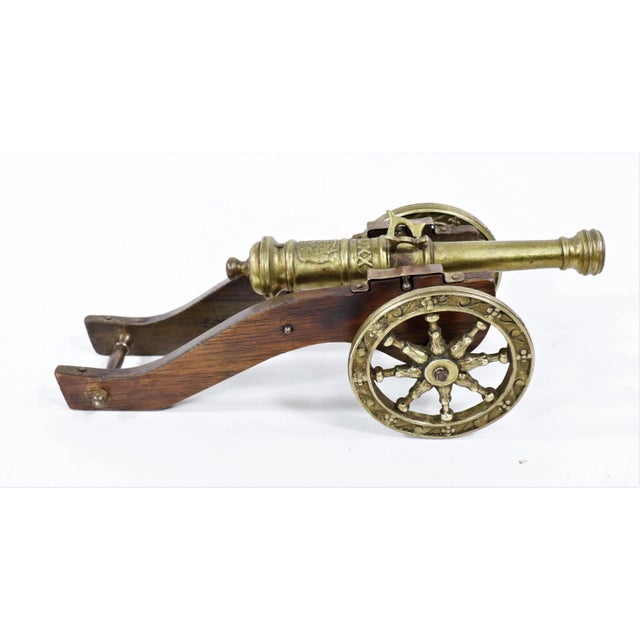 Bronze 19th Century English British Miniature Cannon For Sale - Image 8 of 13