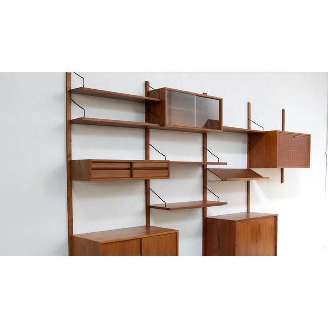 Poul Cadovius Danish Royal System Wall Unit by Poul Cadovius, 1940s For Sale - Image 4 of 10