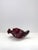 Large Red Sommerso Murano Glass Shell Bowl attributed to Alfredo Barbini, 1960s For Sale - Image 3 of 12