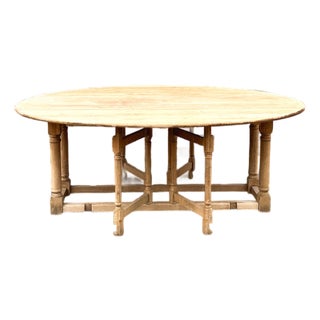 19th Century Oak Gateleg Table For Sale