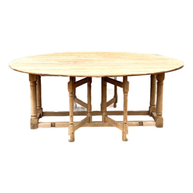 19th Century Oak Gateleg Table For Sale