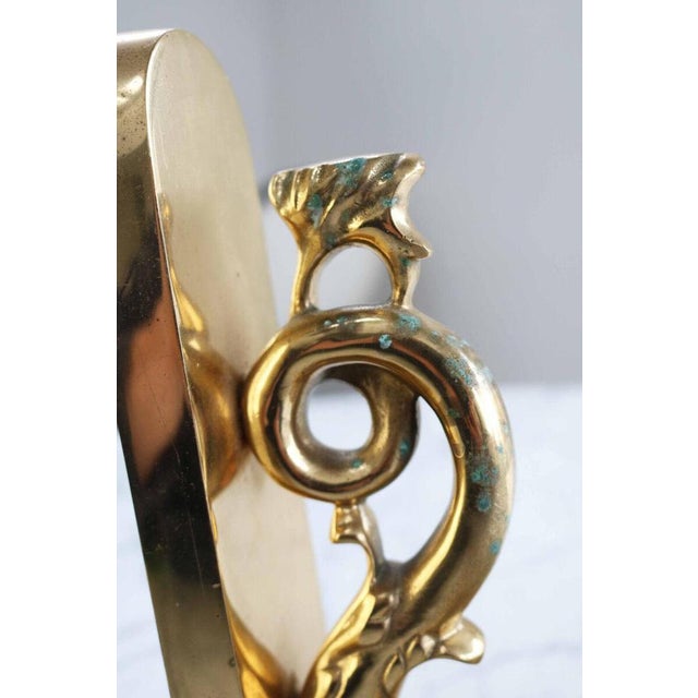 Hollywood Regency Brass Koi Soap Dish, 1960s For Sale - Image 6 of 9