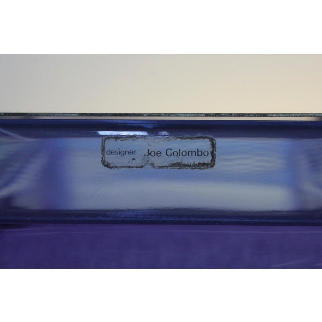 Biglia Cigarette Box in Silver and Crystal attributed to J. Colombo for A. Di Cambio, 1968 For Sale - Image 11 of 16