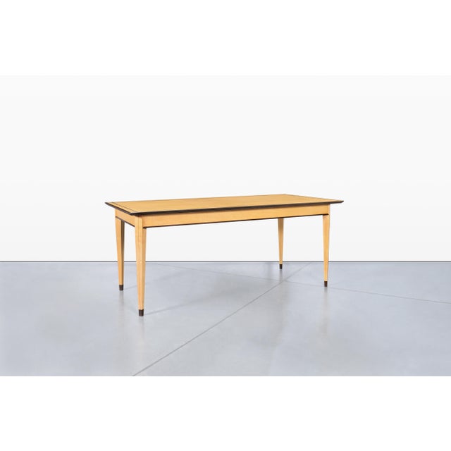 Vintage Custom-Made Birch Desk For Sale - Image 11 of 13