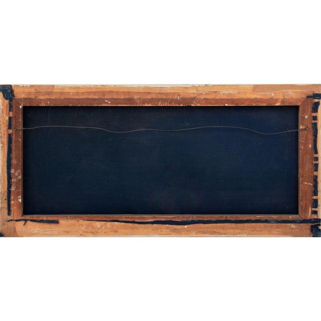 Charles Blum Autumn Leaves Landscape Oil, 1959 For Sale - Image 4 of 4