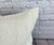 Turkish 20 x 20 Hemp Pillow Turkish Cushion Natural Grayish White Pillow Cushion Cover For Sale - Image 3 of 4