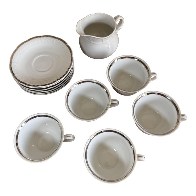 Porcelain Service from Thun, Former Czechoslovakia, Set of 12 For Sale