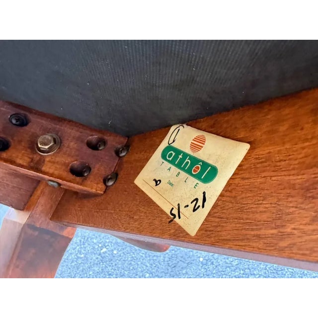 Vintage Regency Style Shield Back Dining Chairs. Set of 4. Marked by Athol Table MFG Co. For Sale In Washington DC - Image 6 of 17