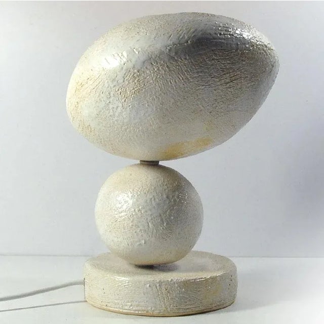 A ceramic light sculpture with an organic form. Handcrafted from glazed ceramic. Design and execution: Joanna Wysocka...
