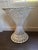 Ivory Mid Century, Russell Woodard Vintage Tall Hourglass Side Table For Sale - Image 8 of 12