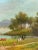Mid-19th Century English Country Landscape Oil in Ornate Giltwood Frame For Sale - Image 11 of 15