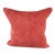 20 x 20 Hemp Pillow Turkish Cushion Natural Pinkish Red Pillow Cushion Cover For Sale
