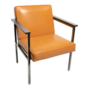 Mid Century Paddle Arm Chair After Nelson