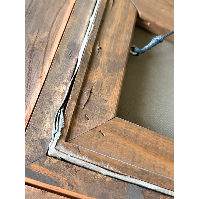 Vintage Borofsky Signed With Rabbits Foraging Oil Painting For Sale - Image 15 of 16