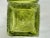 Glass Art Glass MCM Pale Yellow Green Crackle Glass Rectangular 10" Vintage Vases-Pair For Sale - Image 7 of 9