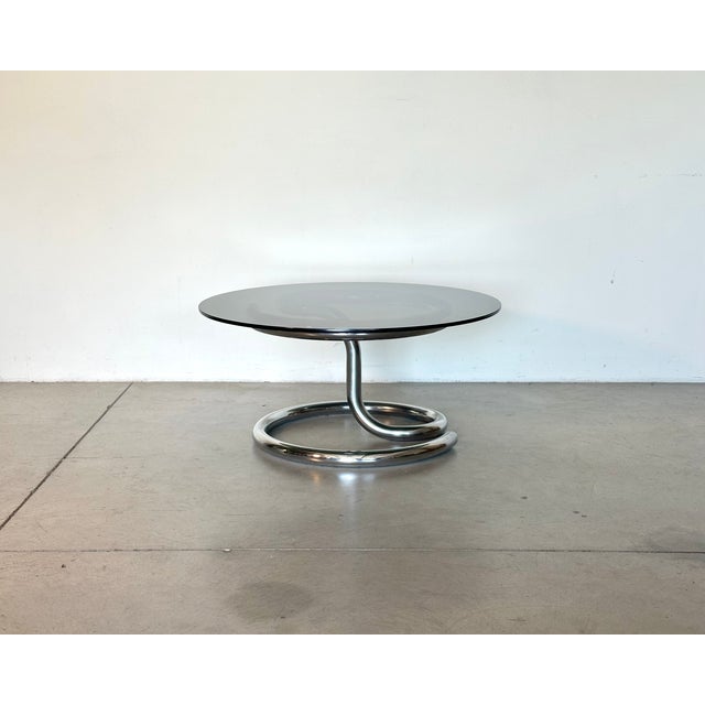 Silver Anaconda Coffee Table by Paul Tuttle for Strässle, 1970s For Sale - Image 8 of 10