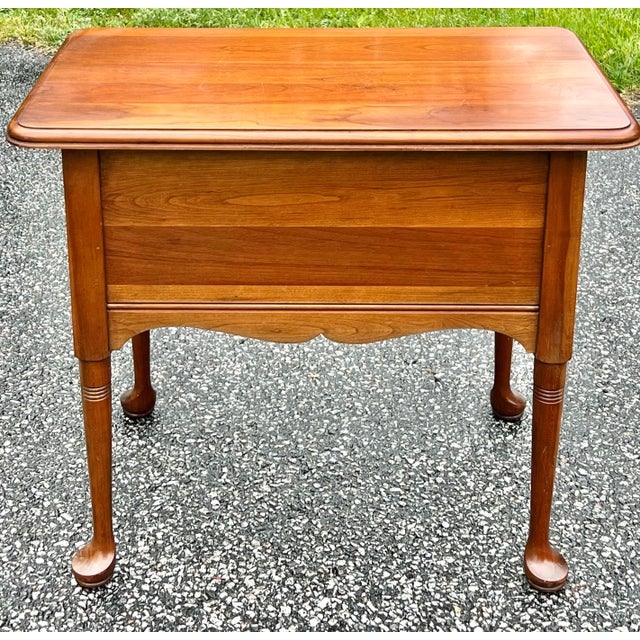 Diminutive Pennsylvania House Cherry Lowboy Side Table For Sale In New York - Image 6 of 10