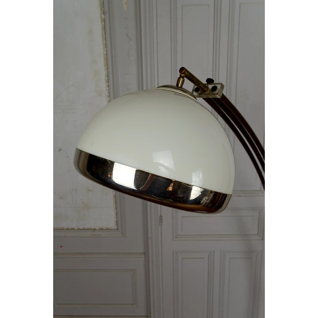 Adjustable Arc Floor Lamp in Marble, Brass and Acrylic Glass, Italy, 1970s For Sale - Image 15 of 18