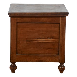 Antique Bathroom Stool or Side Table For Sale