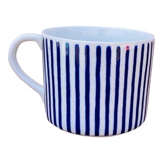 Mid Century Blue Rorstrand Kadett Cup, Made in Sweden For Sale