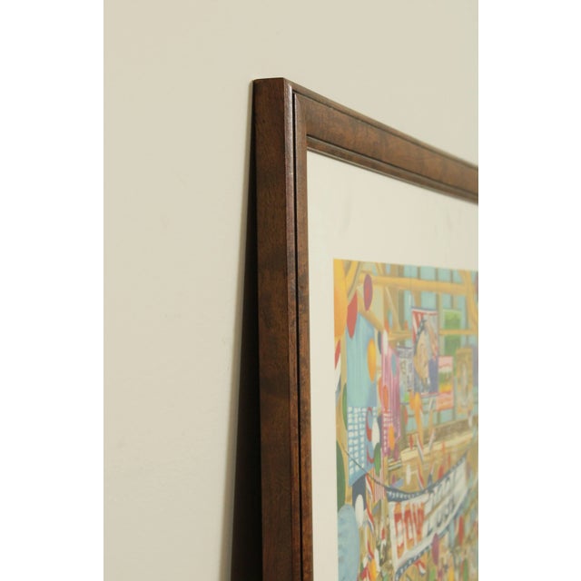 Robert Cenedella '2001- A Stock Odyssey' Pencil Signed Giclee, Large Framed Fine Art Print For Sale - Image 4 of 13